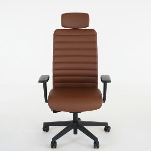 Wind F kontorstol D18 imitert skinn