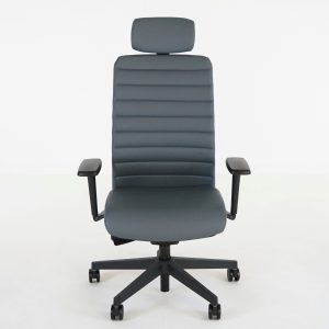 Wind F kontorstol D20 imitert skinn