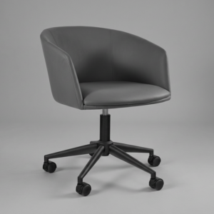 Barnet konferansestol. Grå