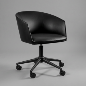 Barnet konferansestol. Svart