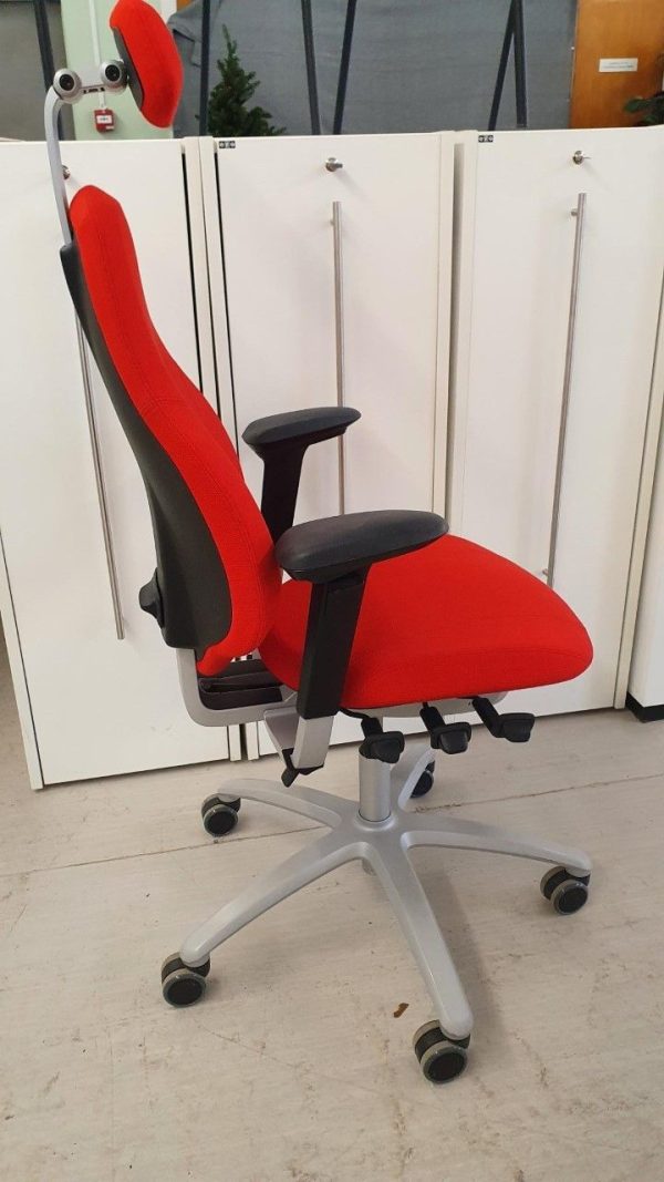Kontorstol RH Mereo 220, Tekstil, Fotkryss: Sølv Aluminium - Bilde 2