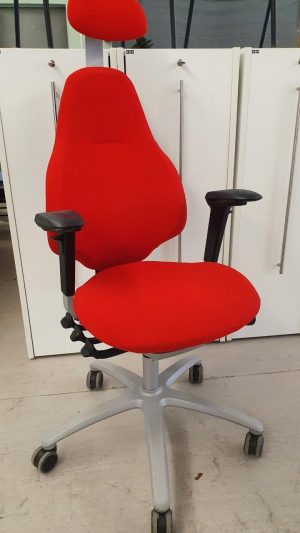 Kontorstol RH Mereo 220, Tekstil, Fotkryss: Sølv Aluminium