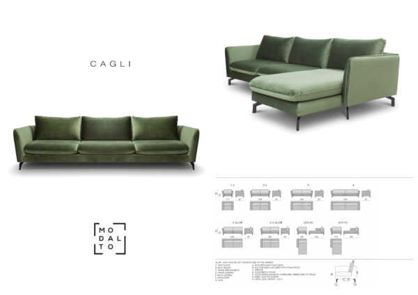 Cagli modulsofa - Bilde 5