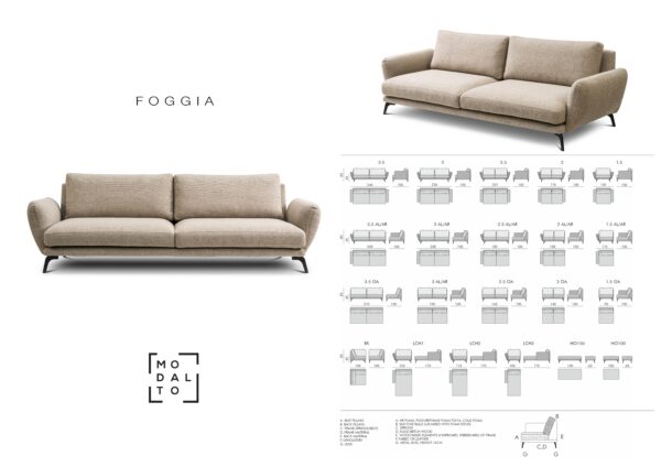 Foggia modulsofa - Bilde 5