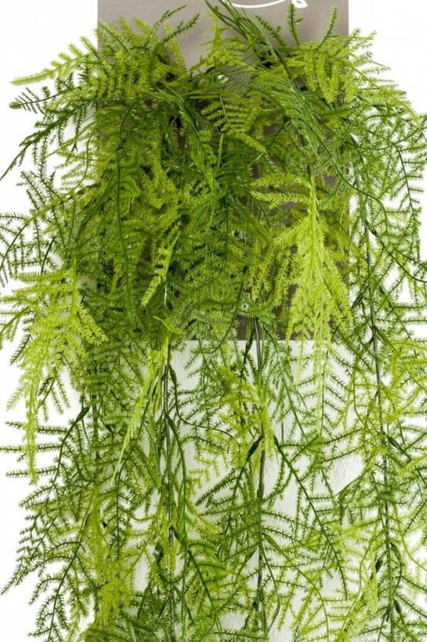 Asparagus Plumosus 80cm Kunstig hengeplante - Bilde 2