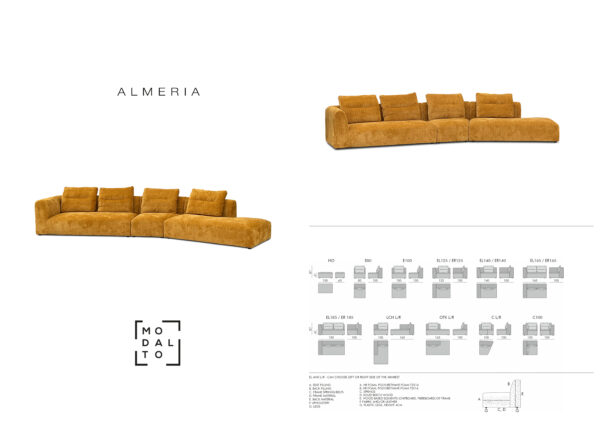 Almeria modulsofa - Bilde 3