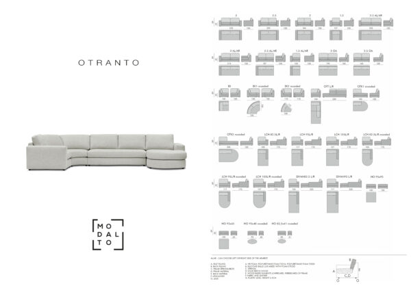 Otranto modulsofa - Bilde 2