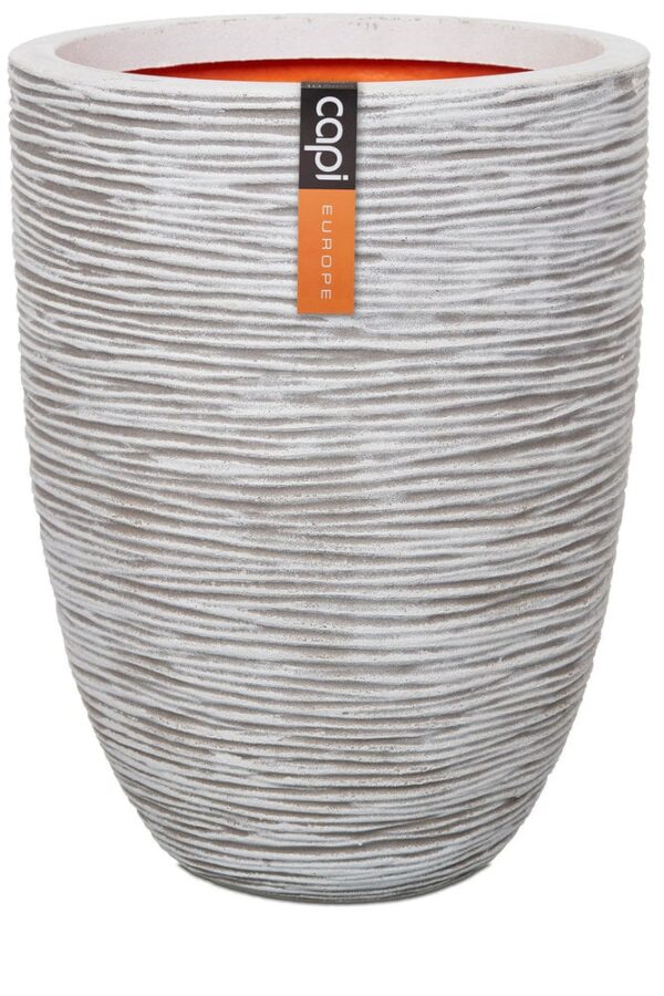 Capi Tutch Elegant Rib Elfenben 47cm Potte