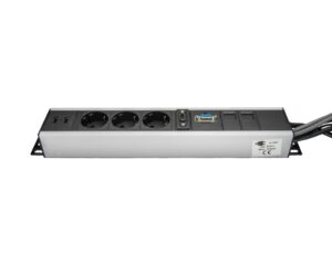 Møterom Multi. 3 Strøm, VGA, HDMI, 2 nettverk (RJ45) og 2 USB.