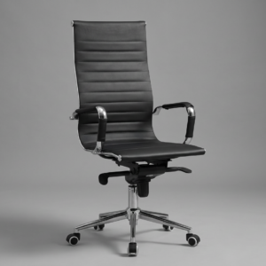 Alto konferansestol med høy rygg.