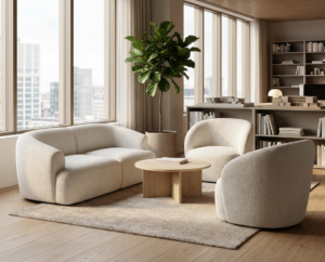 Como sofa og stoler. Utstillingsmodell