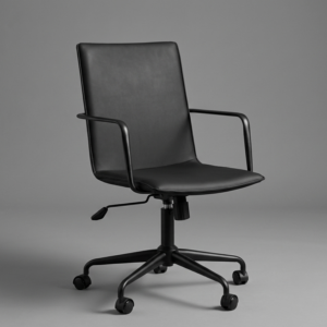 Degvold C002BS konferansestol. Sort