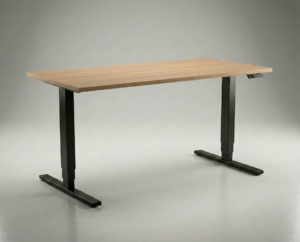 Degvold ECO elektrisk hev/senk. Bordplate: Eik