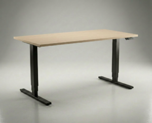 Degvold ECO elektrisk hev/senk. Bordplate: Sand Ash