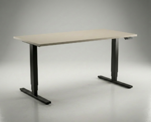 Degvold ECO elektrisk hev/senk. Bordplate: Sand Grey