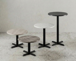 Kafèbord utendørs. Ø70cm. Flere høyder og farger.