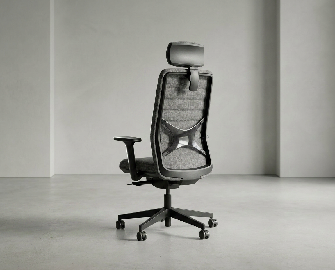 Wind F kontorstol GA01 Dark Grey - Bilde 2