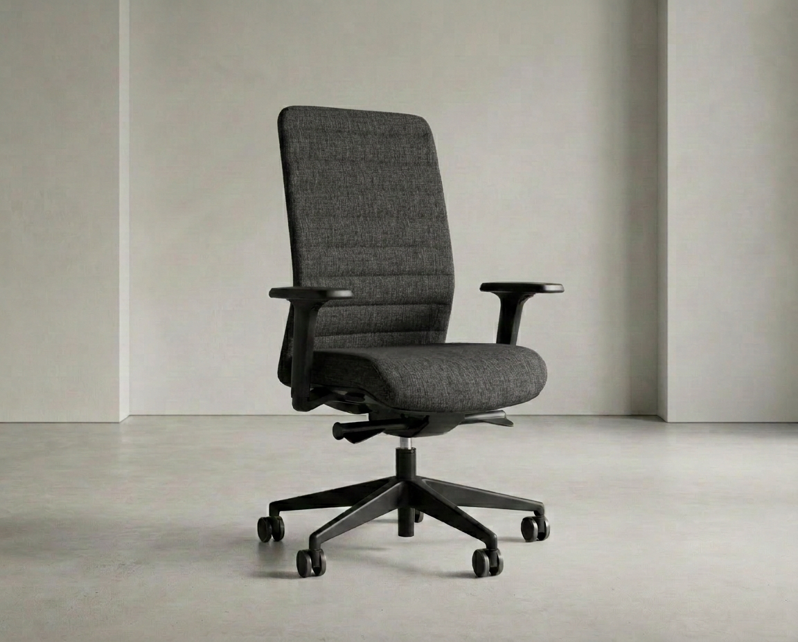 Wind F kontorstol GA01 Dark Grey - Bilde 3